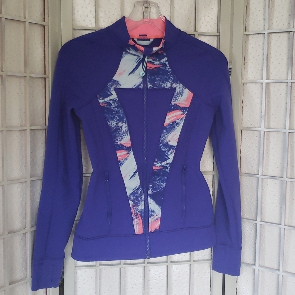 Ivivva purple girls full zip sweater
